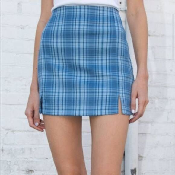 brandy melville cara plaid mini skirt - Picture 6 of 6